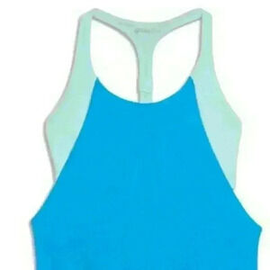 Lululemon Tank Womens Size 6 Blue Practice Freely Tank Top Gym Run Activewear
